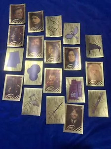 Harry Potter And The Philosopher’s Stone (19 Gold STICKERS) Panini Original - Picture 1 of 1