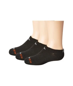 Drymax L59513 Sport Kid's Black Thin Running No Show Socks 3 PACK Size S - Picture 1 of 1