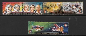 COOK ISLANDS SG518/23 1975 APOLLO-SOYUZ SPACE PROJECT MNH - Picture 1 of 1
