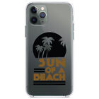 Clear Case for iPhone (Pick Model) Sun of a Beach