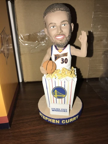 Stephen Curry Popcorn Edition Bobblehead Golden State Warriors 2019 SGA Cover