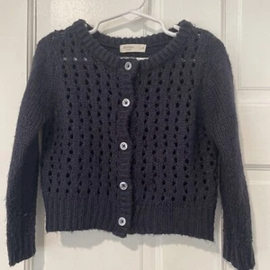 Anais & i New York Girls Cardigan Sweater Blue Sz 4 - Picture 1 of 7