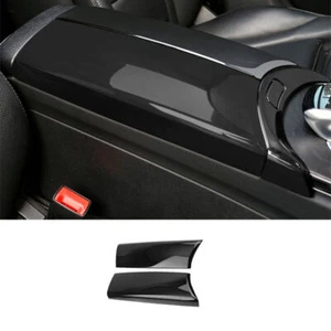 For Mercedes-Benz GLC 2016-2021 ABS Black Central Console Storage Box Trim 2PCS - Bild 1 von 8