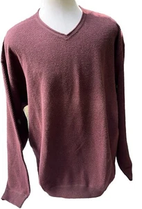 Suéter Tommy Bahama Cuello en V Para Hombres XXL 2XL Mezcla de Algodón Lana Texturizado - Imagen 1 de 7