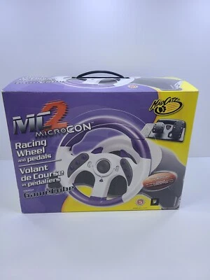 Madcatz Racing Wheel and Pedal for Nintendo GameCube MC2 Microcon 2002 - Image 1 of 4