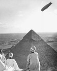 GRAF ZEPPELIN OVER PYRAMIDS OF GIZA, EGYPT 8x10 GLOSSY PHOTO PRINT