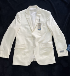 Kenneth Cole Reaction men's Slim-Fit Flex Stretch Suit Jacket -size 42L - White