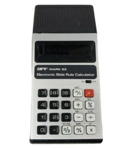 APF Mark 23 Electronic Slide Rule Calculator With AC Adapter Tested & Working - Picture 1 of 12