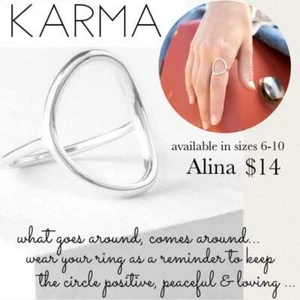 Plunder Design Ring "ALINA" Größe 6! Wunderschönes Silber - Trendy! - Bild 1 von 4