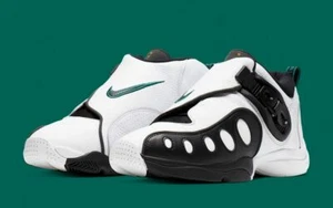 2019 Nike Zoom GP White Black Size 9. AR4342-100 Jordan Gary Payton The Glove - Picture 1 of 4