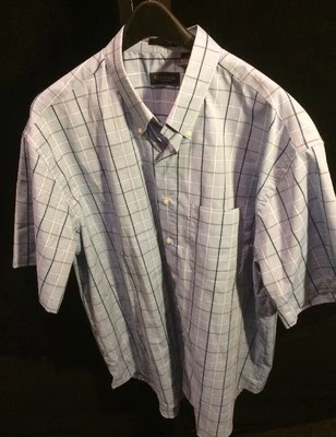 Van Huesen Casual Shirt Blue Size XL Bin#57 - Image 1 of 4