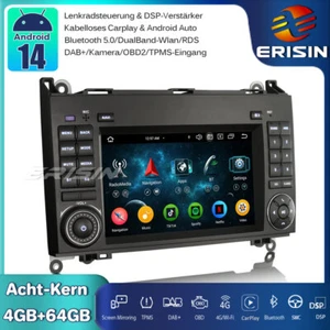DAB+Android 14 Autoradio GPS Mercedes A/B Klasse W169 W245 Sprinter Vito Crafter - Bild 1 von 22