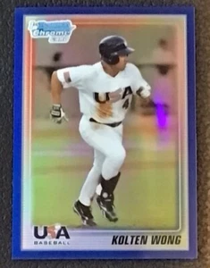 Bowman 2010 cromo EE. UU. béisbol Kolten Wong refractores azules/250 - Imagen 1 de 2