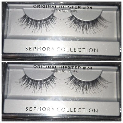Lote de 2 Pestañas Postizas Colección Sepora #24 Hipster Originales Nuevas En Caja Foto 1 de 2