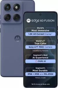 Motorola Edge 60 Fusion 5G (Slipstream 256 GB 8GB RAM) 6.67 " Global Version. - Picture 1 of 13