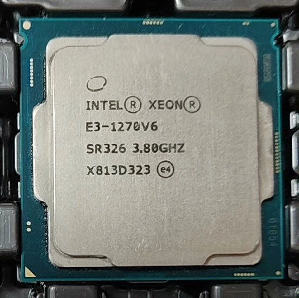 Intel Xeon E3-1270 V6 4-core 8-thread 8MB 72W 3.80GHz LGA1151 CPU processor - Image 1 of 1