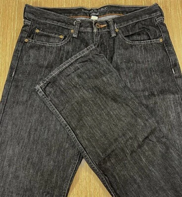 BANANA REPUBLIC Jeans STRAIGHT LEG 31x32 Dark Black Prewashed *NWOT* 072621 - Image 1 of 2
