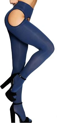 Medias con tirantes talla grande para mujer Control Top Pantimedias Liguero Blanco Mar Foto 1 de 4