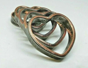 MONEDA COLGANTE EN FORMA DE CORAZÓN HECHO DE CUARTO DE EE. UU. anillo de monedas tú eliges el estado - Imagen 1 de 3