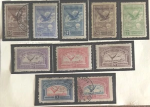 Argentina Airmail Stamps C3/C16 Used And Mint Hinged - Picture 1 of 3
