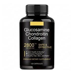 Glucosamine and Chondroitin Sulphate Collagen MSM 120 TabletsHigh Strength Safe↘ - Picture 1 of 8