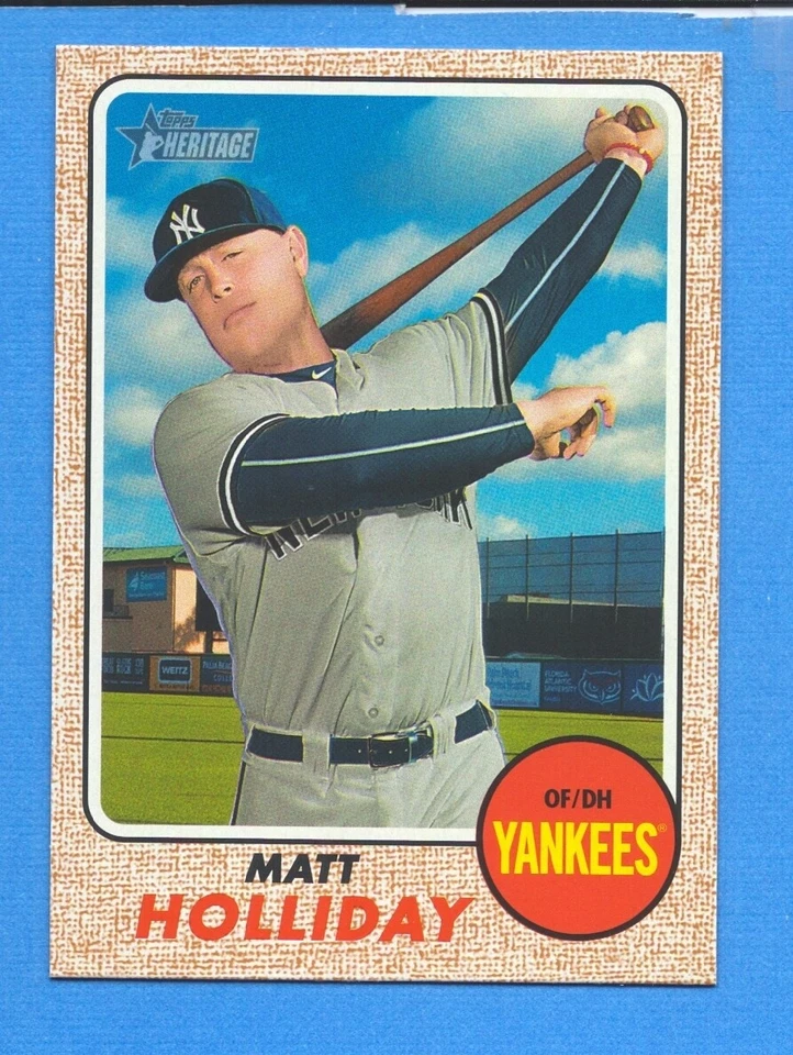 2017 Topps Heritage #330 Matt Holliday Yankees - Image 1 of 1
