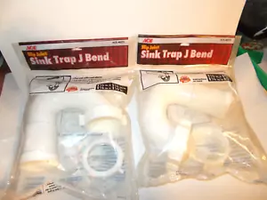 2 1994 (LOT) Ace 48273 Slip Joint Sink Trap J Bend 1 1/2" or 1 1/4" x 1 1/2" NOS - Picture 1 of 8
