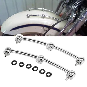Front Fender Side Spear Trim For Harley Heritage Softail FLSTC Springer FLSTSC - Picture 1 of 18
