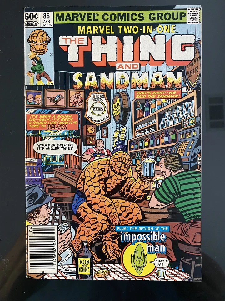 Marvel Two-In-One 86 Bronze Age comic Sandman Thing - image 1 of 4