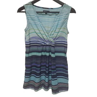 Gap Maternity Size S Blue combo Short Sleeve Stripped Pullover Top - Image 1 of 4