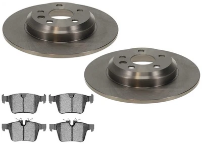 Rear 300MM Solid Disc Brake Rotors Pads Fits Land Rover Discovery Sport 2020-25 - Image 1 of 4