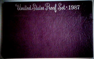1987-S US Proof Mint Set 5 Coins CLAD 25oct1024-1 - Picture 1 of 6