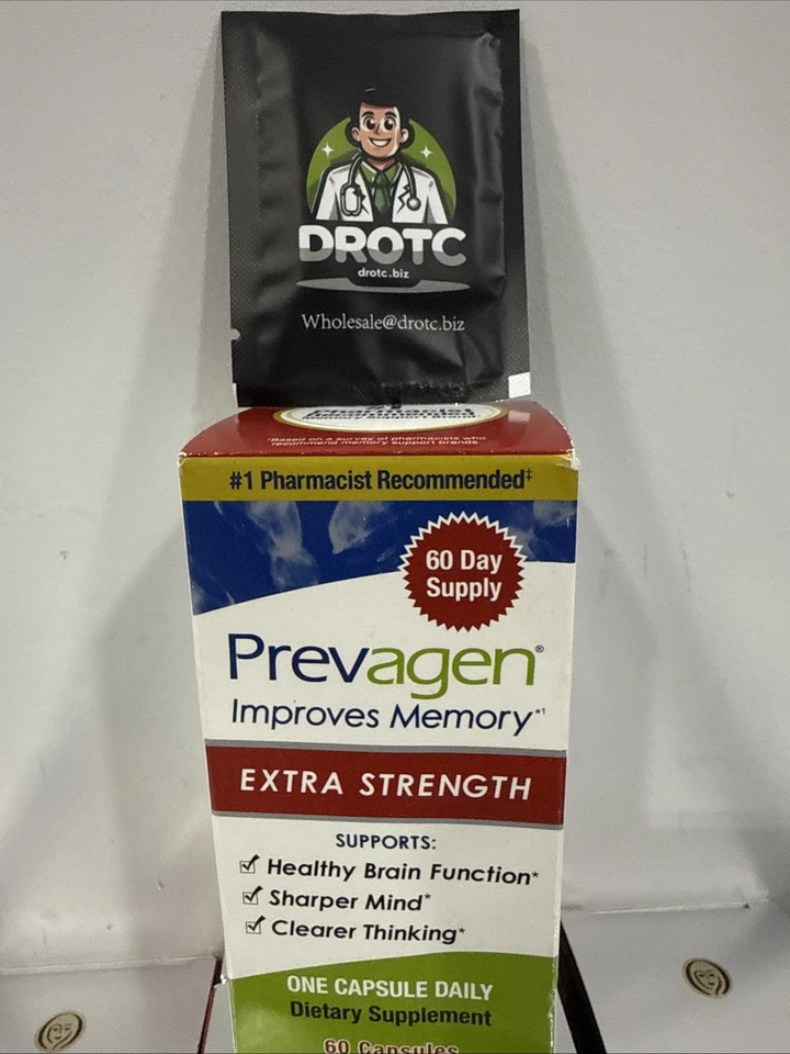 Prevagen Extra Fuerza 20mg Cápsulas 2x Fuerza - 60 Unidades NUEVO Bonus Foto 1 de 2