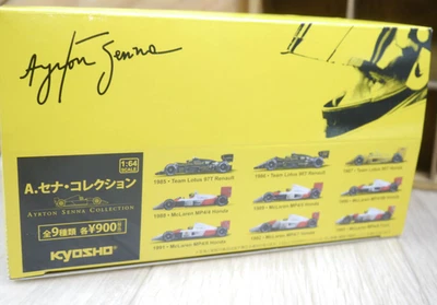 Коллекционный набор Kyosho 1:64 Circle K Thanks Ayrton Senna из 9 предметов из Японии g115 - Изображение 1 из 4