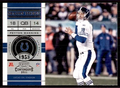 2011 Contenders #31 Peyton Manning Indianapolis Colts - Image 1 of 2