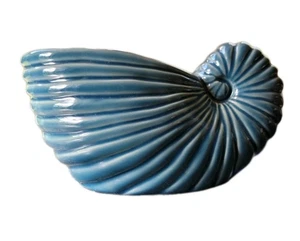 Sea Shell Candle Large Blue Sea Shell Beachy Smell Coastal Home Ocean Decor  - Picture 1 of 6