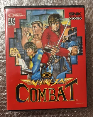 SNK Neo Geo AES - NINJA COMBAT NTSC-U COMPLETE GREAT CONDITION RARE* - Immagine 1 di 4