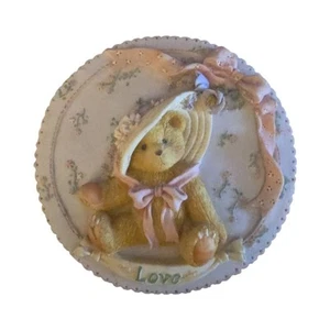 Cherished Teddies "Love" Teddy Bear Wall Plaque 10cm - Picture 1 of 2