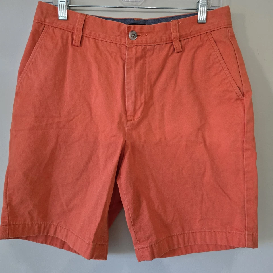 Pantalones Cortos de Cubierta Naranja Nautica Para Hombre Calce Clásico Talla 30, Aire Libre, Navegación, Verano Foto 1 de 4