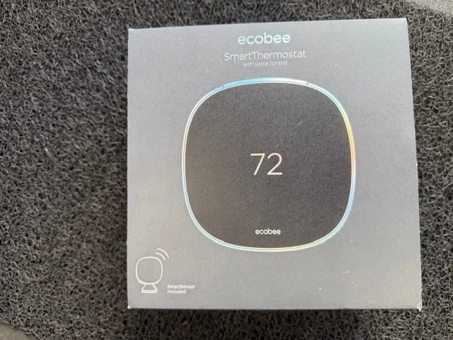Termostato Smart Premium Ecobee 5ta Generación con Sensor - EB-STATE5P-01 Foto 1 de 4