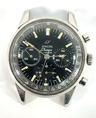 1964 ENICAR SHERPA GRAPH MK IIB CHRONOGRAPH  MENS WATCH VALJOUX 072/001 - Image 1 of 4