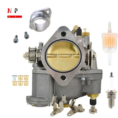 Carburetor & Manifold Super E Shorty For 1972-1985 Many Harley Sportster 1000 - Image 1 of 4