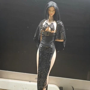 1/6 Scale Female Metal Chain Cloak Skirt Dress Fit for 12" Action Figure PH TBL - Picture 1 of 10