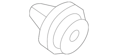 Genuine Kia Windshield Pillar Trim Fastener 85849-3X000 - Image 1 of 2