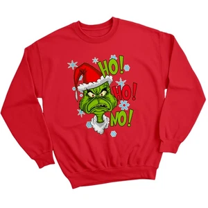 Grinch Weihnachtssweatshirt lustig hässlich Unisex lustig Urlaub Pullover #MC1 - Bild 1 von 25