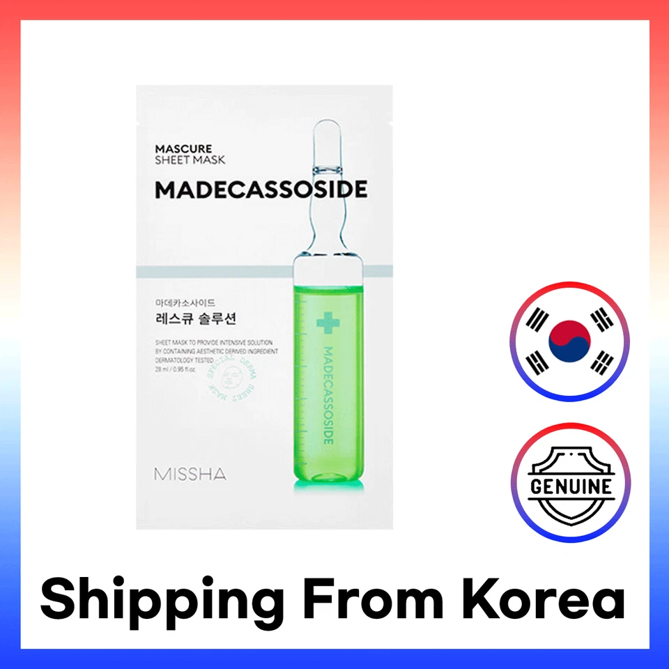 Máscara MISSHA Mascure Sheet Madecassoside 28ml - Imagem 1 de 1
