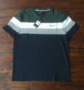 BEN SHERMAN MULTI-COLOR DRESS SHORT SLEEVE T-SHIRT L - Picture 1 of 4