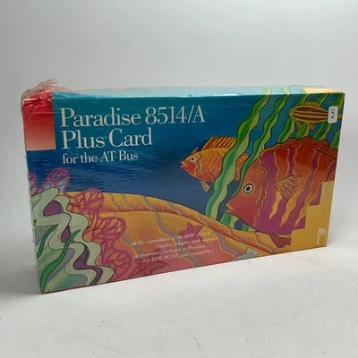 Paradise 8514/A Plus Card for the AT Bus for Vintage IBM Personal Computers New - Image 1 of 4