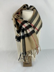 Burberry Beige Giant House Check Scarf 168cm x 30cm Retail $840 NEW WITH TAGS - Bild 1 von 24