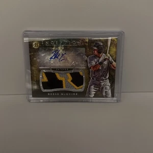 2016 Bowman Inception - Autographed Jumbo Patches Reese McGuire #IAJP-RM /25 - Picture 1 of 2